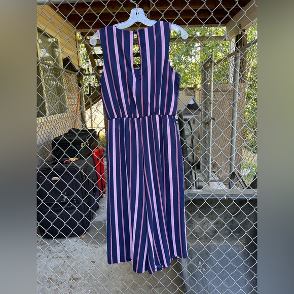 A.U.W Striped Capri Playsuit - Picture 5 of 6